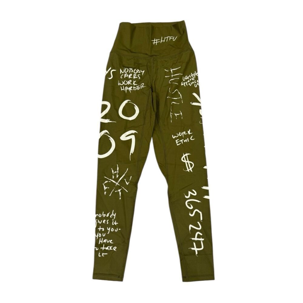 HTFU high waist analog leggings green extra small V4 limited edition